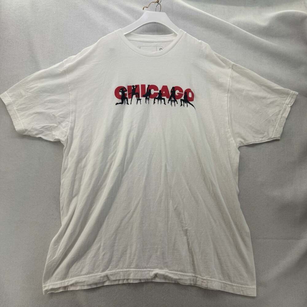 Official Broadway Chicago The Musical T-Shirt White XXL